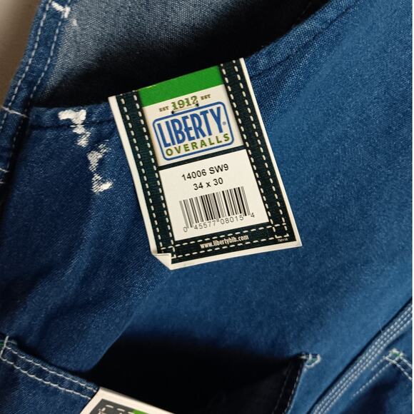 Texas A&M Custom Liberty Overalls Mens 34X30 Blue Gig Em 2023 Painted Cheer - Picture 9 of 11